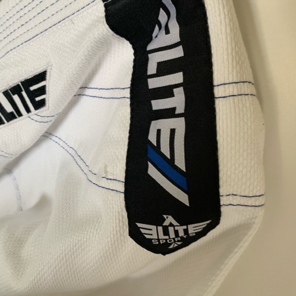 Elite Sports BJJ Brazilian Jiu Jitsu Gi White C3 Jacket Coat - Picture 5 of 8